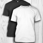 Camiseta adulto blanca/negra